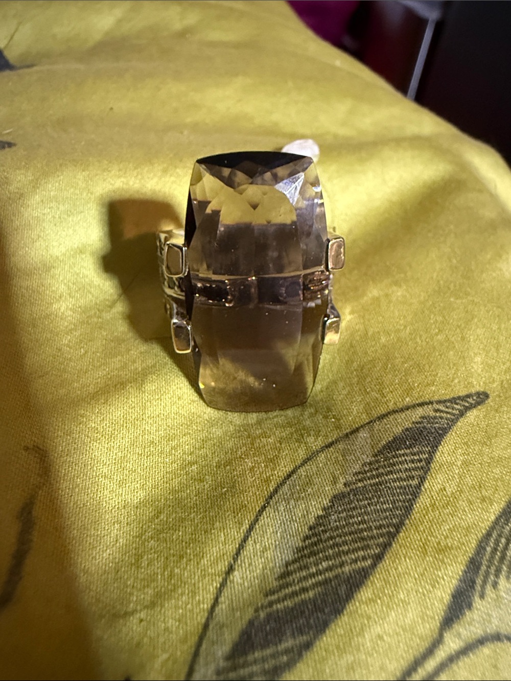 Tracey Meyers Smoky Quartz Statement Ring in Sterling silver